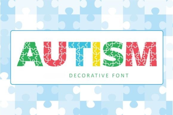 Autism: A Puzzle Piece Font for Awareness and Connection