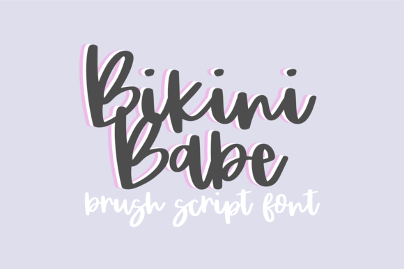 Bikini Babe: The Bouncy Brush Font for Playful Branding