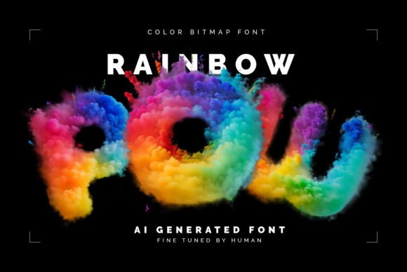 Rainbow Pow: The Smoky, Vibrant Typeface for Bold Creators