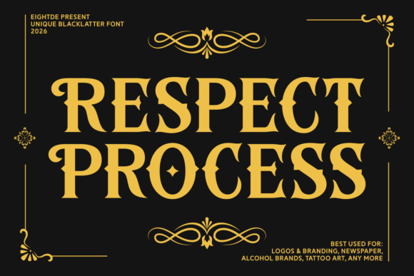 Respect Process: Bold Blackletter for Modern Edge