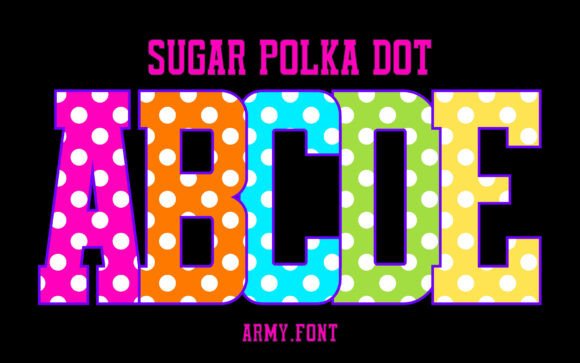 Sugar Polka Dot: A Font That Brings Joy to Design