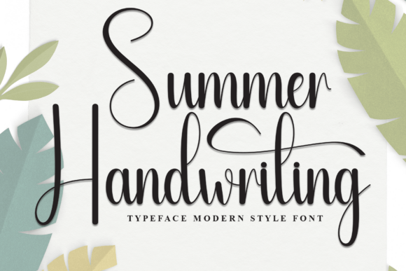 Summer Handwriting: Capturing Sun-Drenched Joy in Your Designs