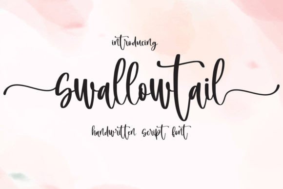 Swallowtail: A Handwritten Font That Feels Like a Love Letter